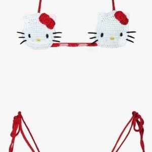 Hello Kitty Crochet Bikini set!!